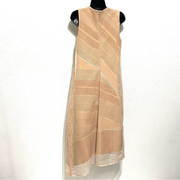 Collectiva Concepcion Woman Classy Peach Lace Dress Size 8 - Picture 6 of 16